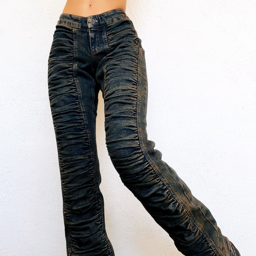 Vintage Ruched Jeans