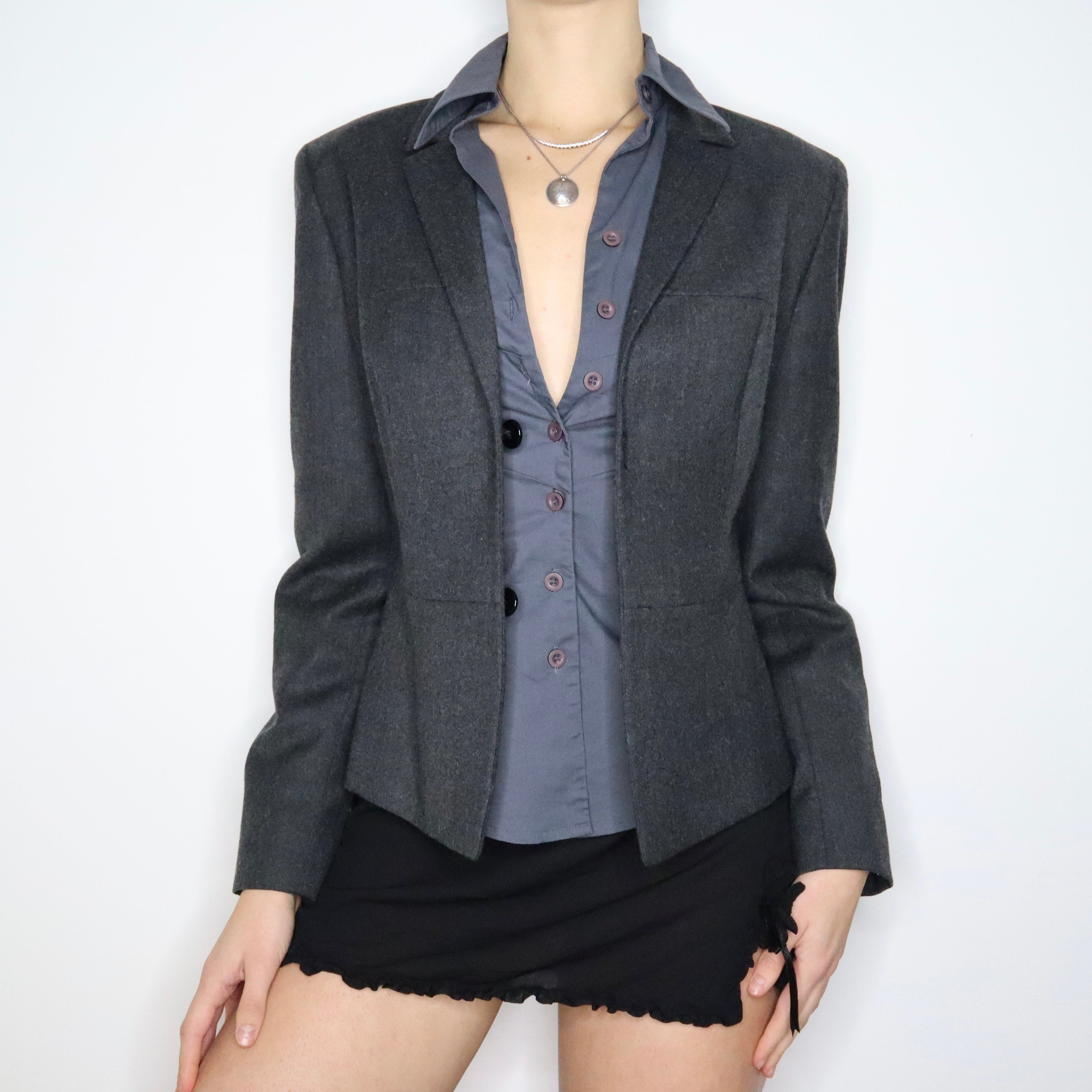 90s SPORTMAX Minimalist Blazer (M)