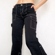 Early 2000s Faded Black Cargos