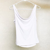 Drapey White Top