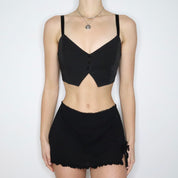 90s MORGAN DE TOI Cropped Vest (S)