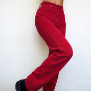 Vintage Cherry Red Wrangler Jeans