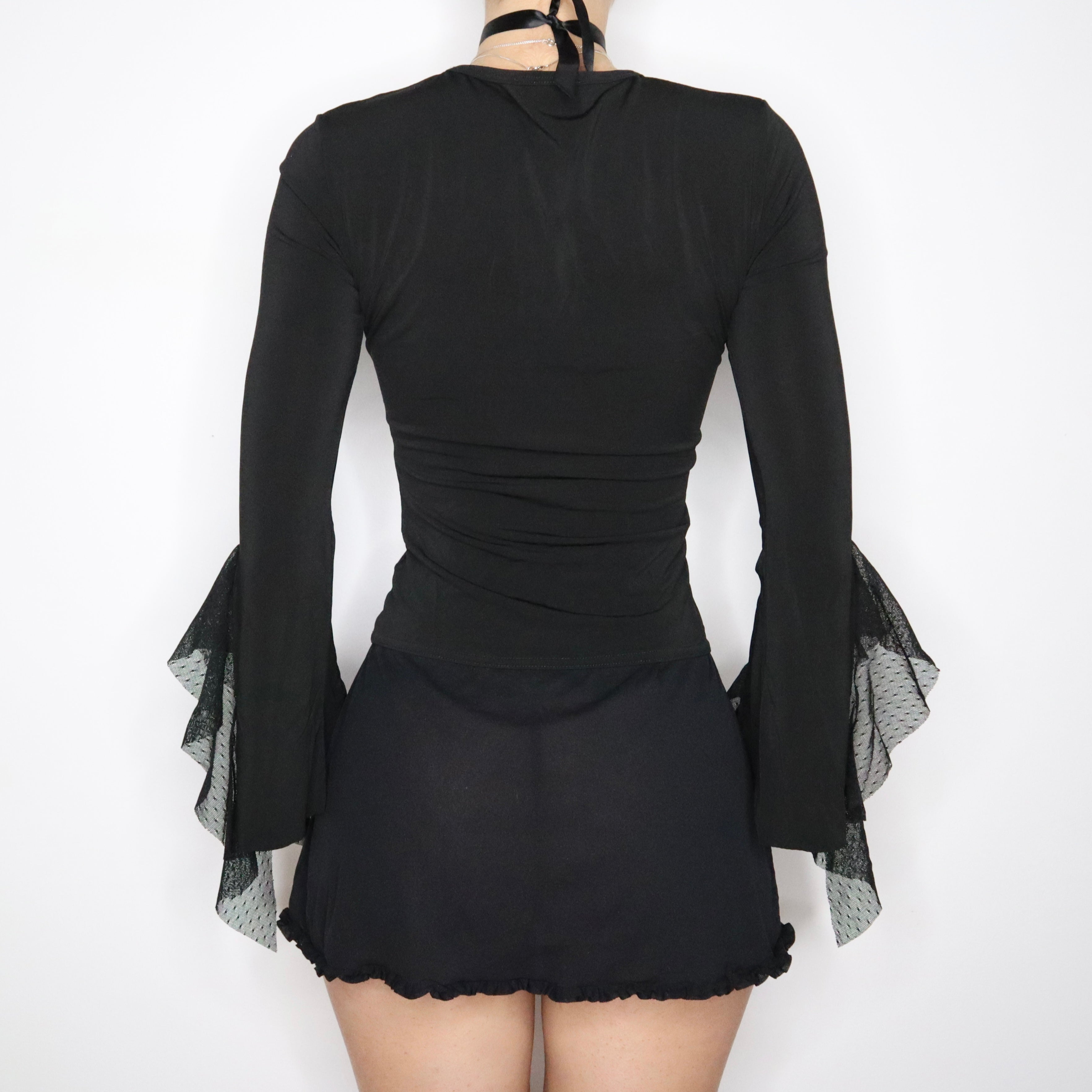 90s French Whimsigoth Top (S)