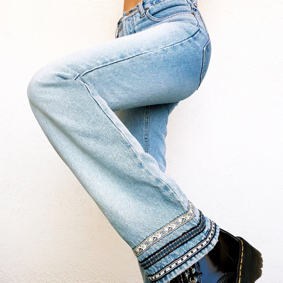 90s Boho Jeans