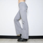 Y2K Light Gray Low Rise Cargo Pants (S)