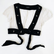 Sheer Bebe Shrug Top