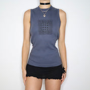 Y2K Graphic Tank Top (M/L)