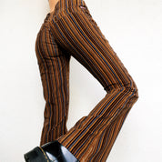 Early 2000s Striped Corduroy Flares