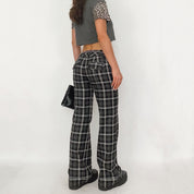 taikonku plaid trousers - size 0