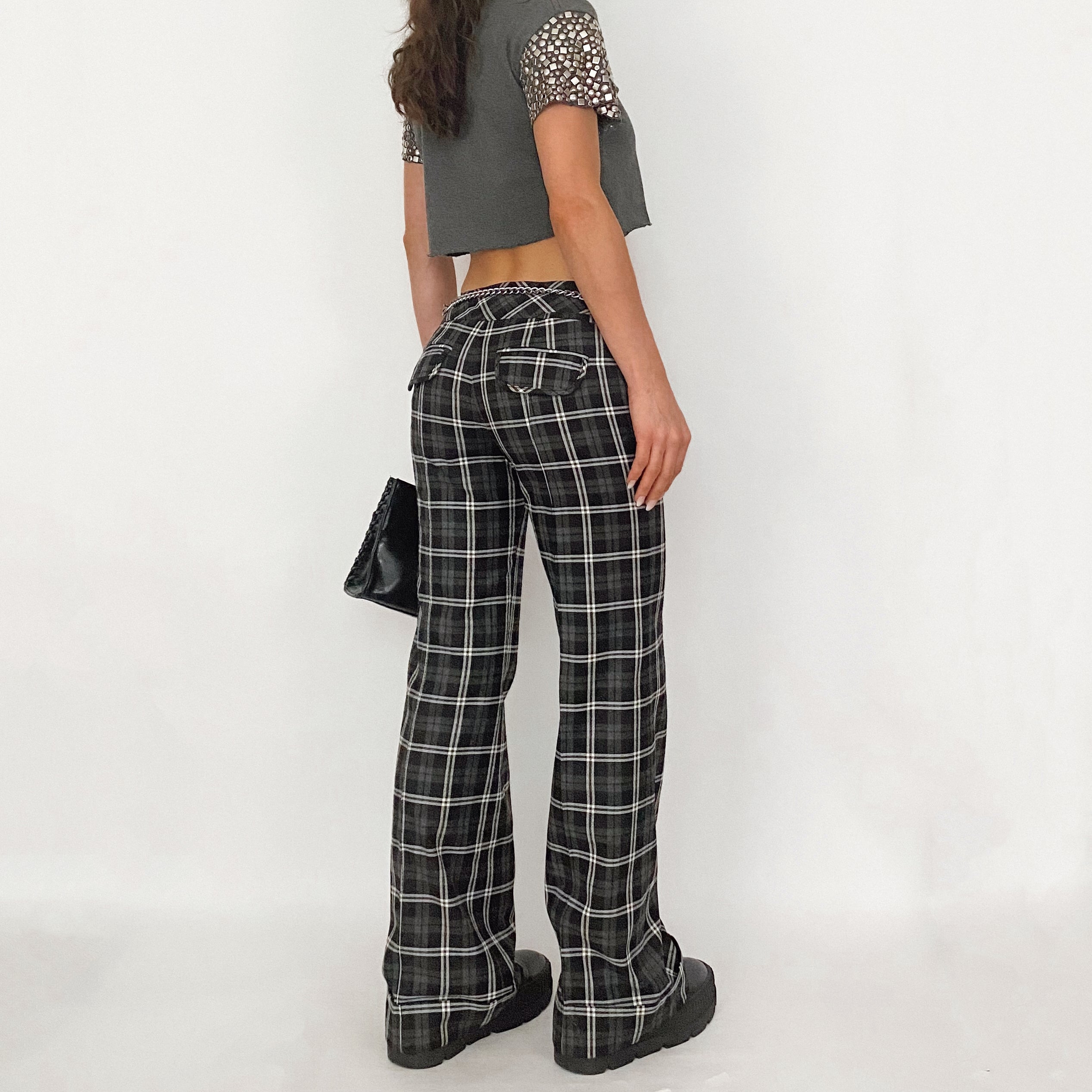 taikonku plaid trousers - size 0