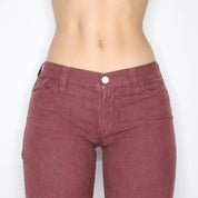 D&G Burgundy Flare Pants (Small)