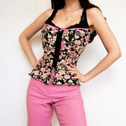 Floral Corset Style Top
