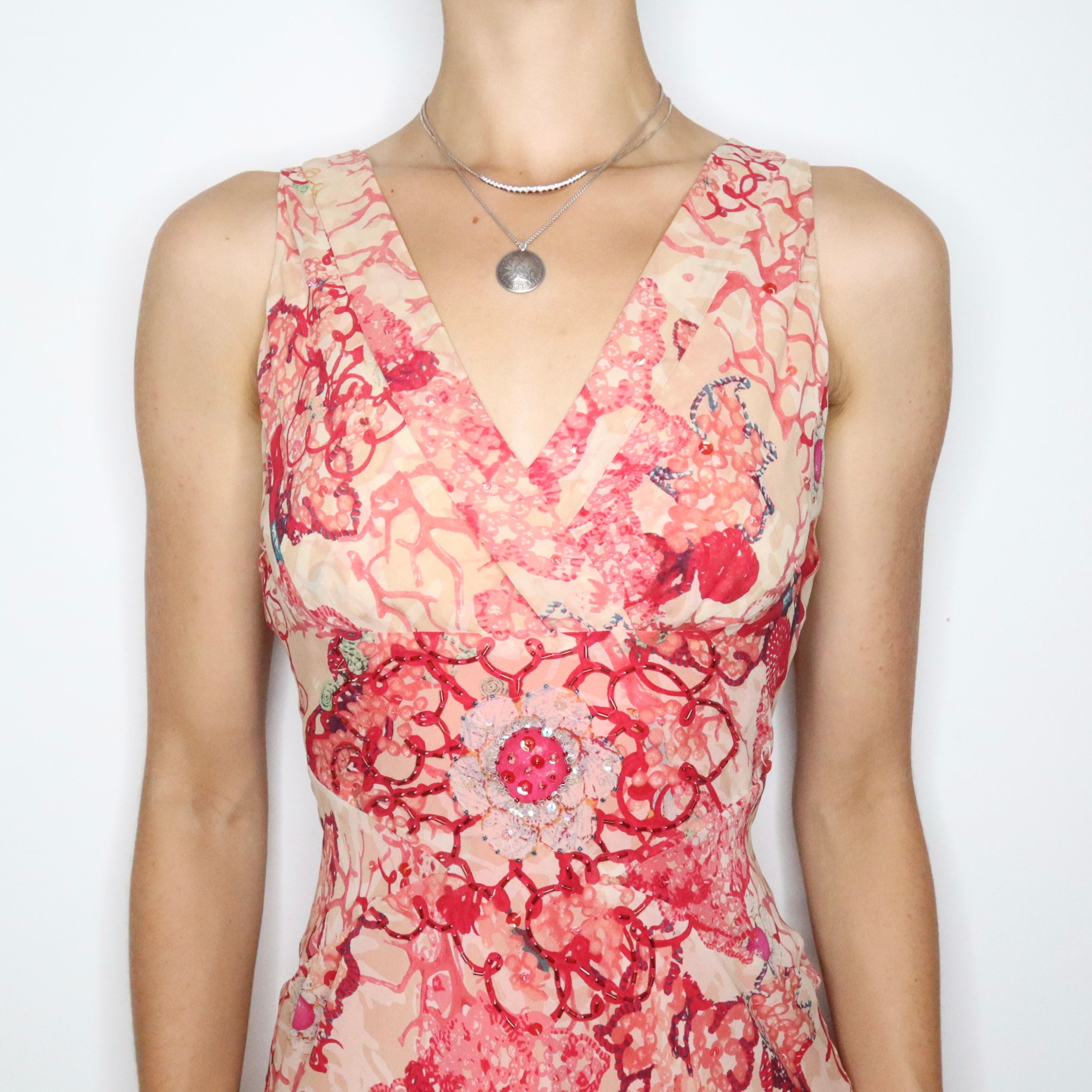 diane von furstenberg beaded dress Caty beaded halterneck maxi dress in brown - Diane Von Furstenberg