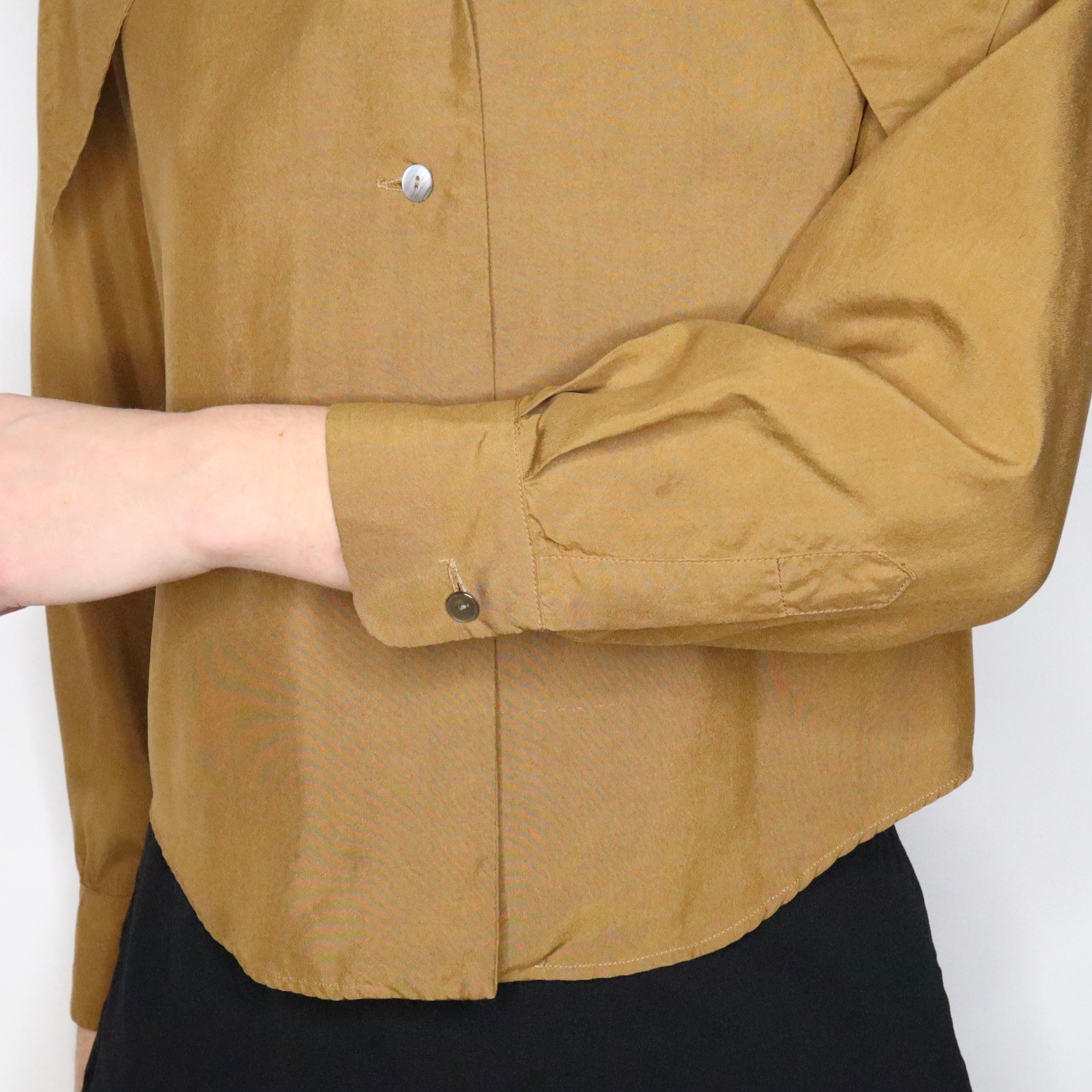 80s ROMEO GIGLI Silk Blouse (M)