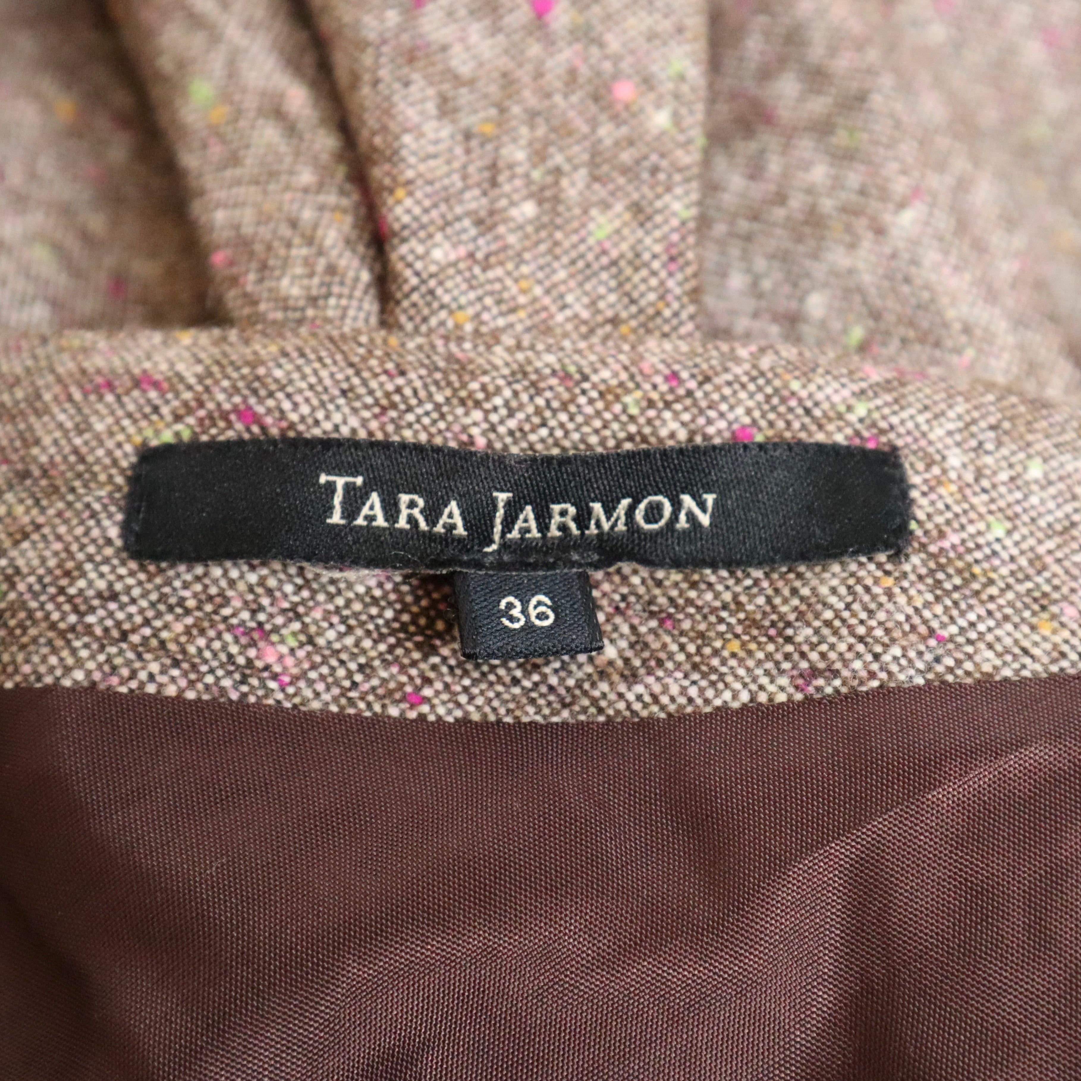Y2K TARA JARMON Tweed Skirt (S)