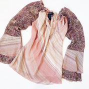 Flowy Pink Hippie Top