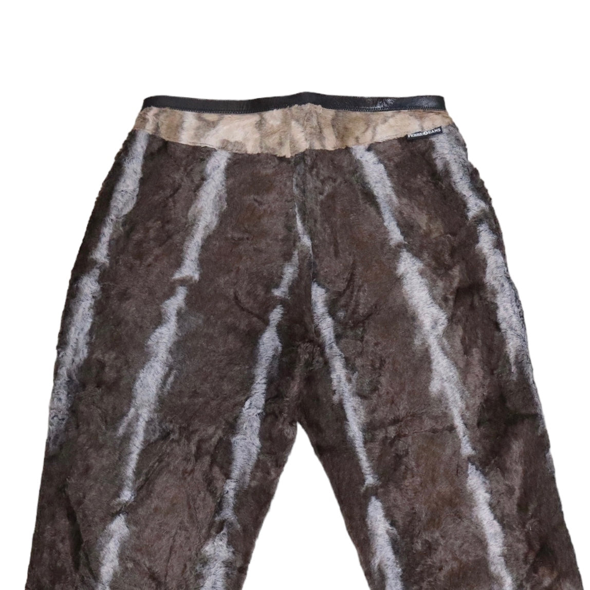 Vintage 90s Gianfranco Ferré Faux Fur Pants (XS)
