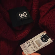 D&G Burgundy Cashmere Sweater