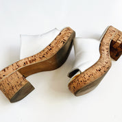 Vintage Cork Platform Slides