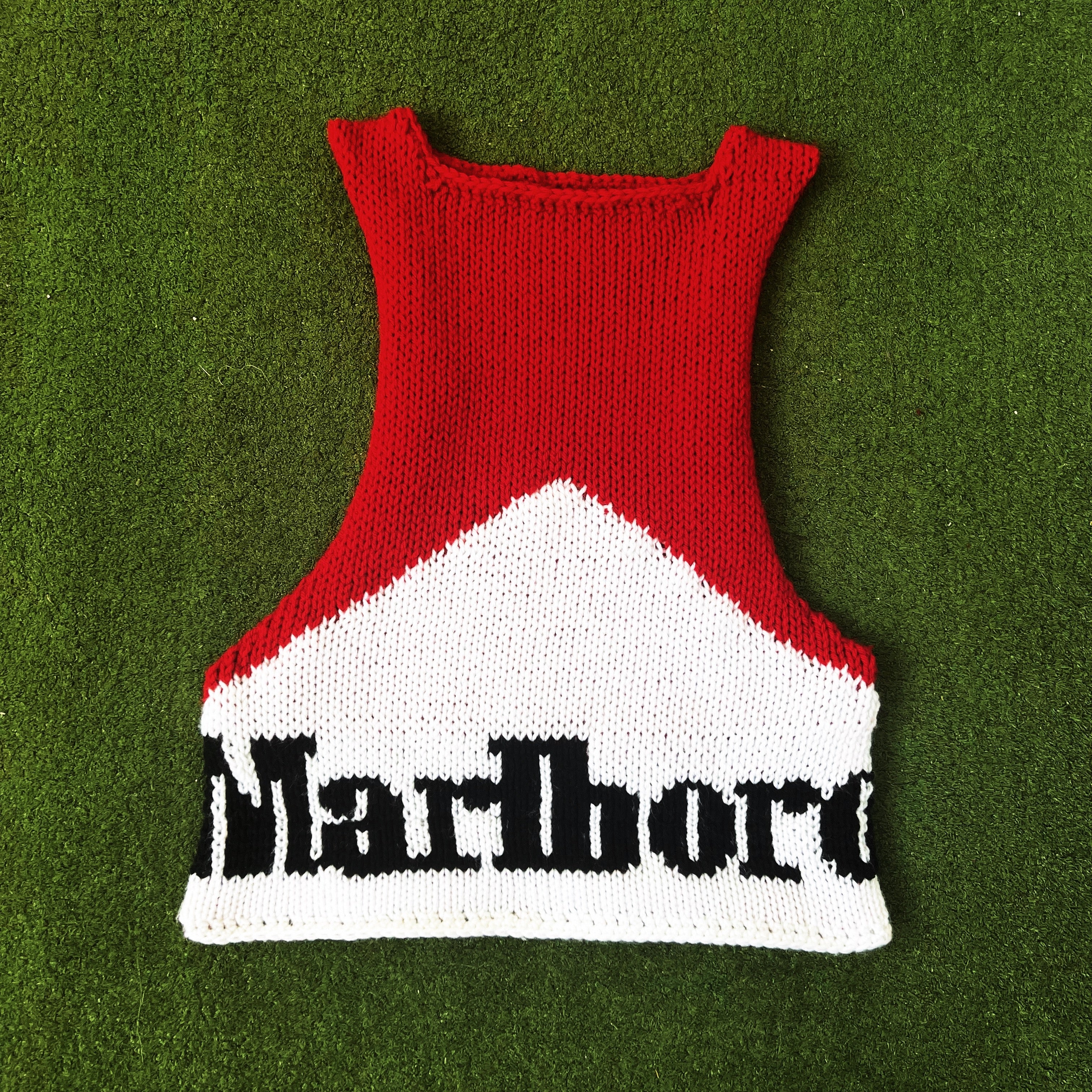 Handmade Marlboro Knit Top