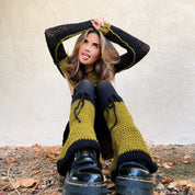 Handmade Shrug Top & Boot Cover Set