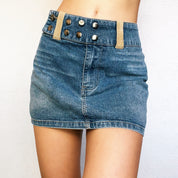 Early 2000s Denim Mini Skirt