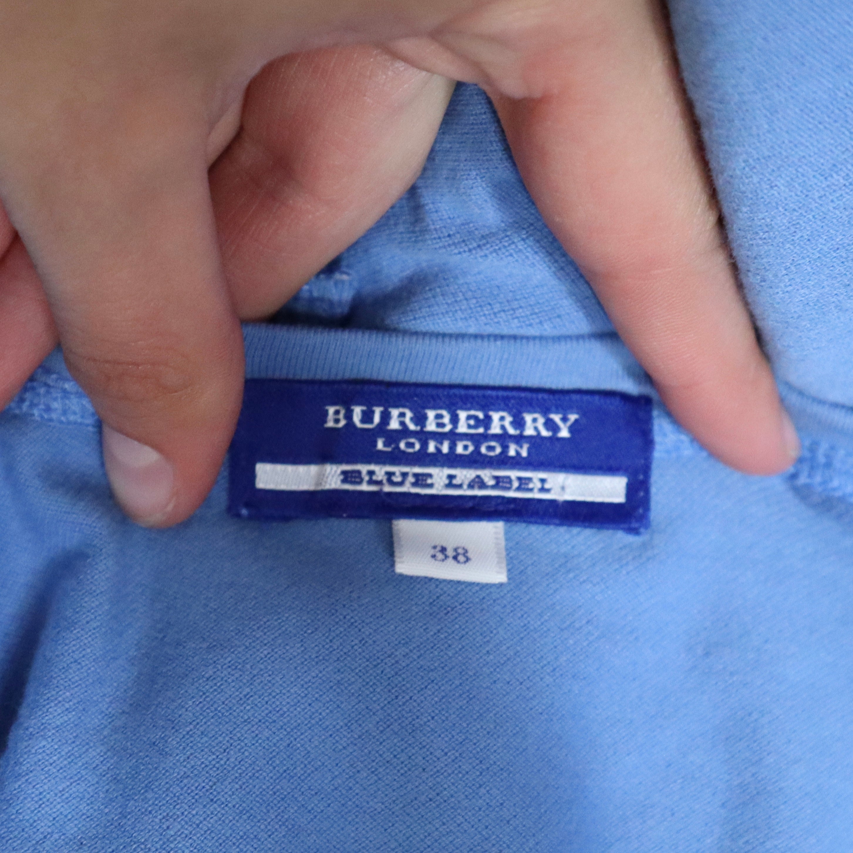 Burberry Blue Tank Top (Small)