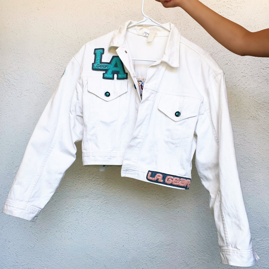 Vintage La Gear Denim Jacket — Holy Thrift