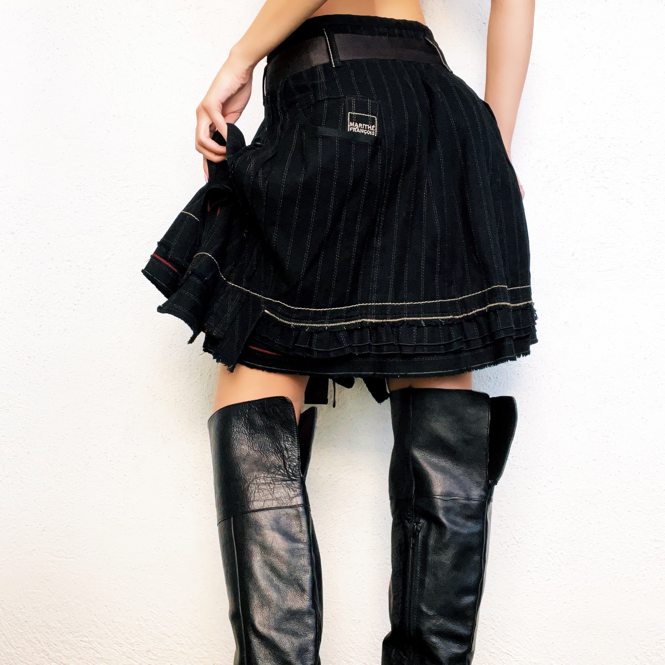 Funky Distressed Designer Skirt
