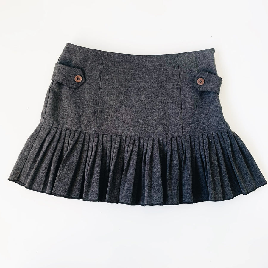 90s Gray Mini Skirt