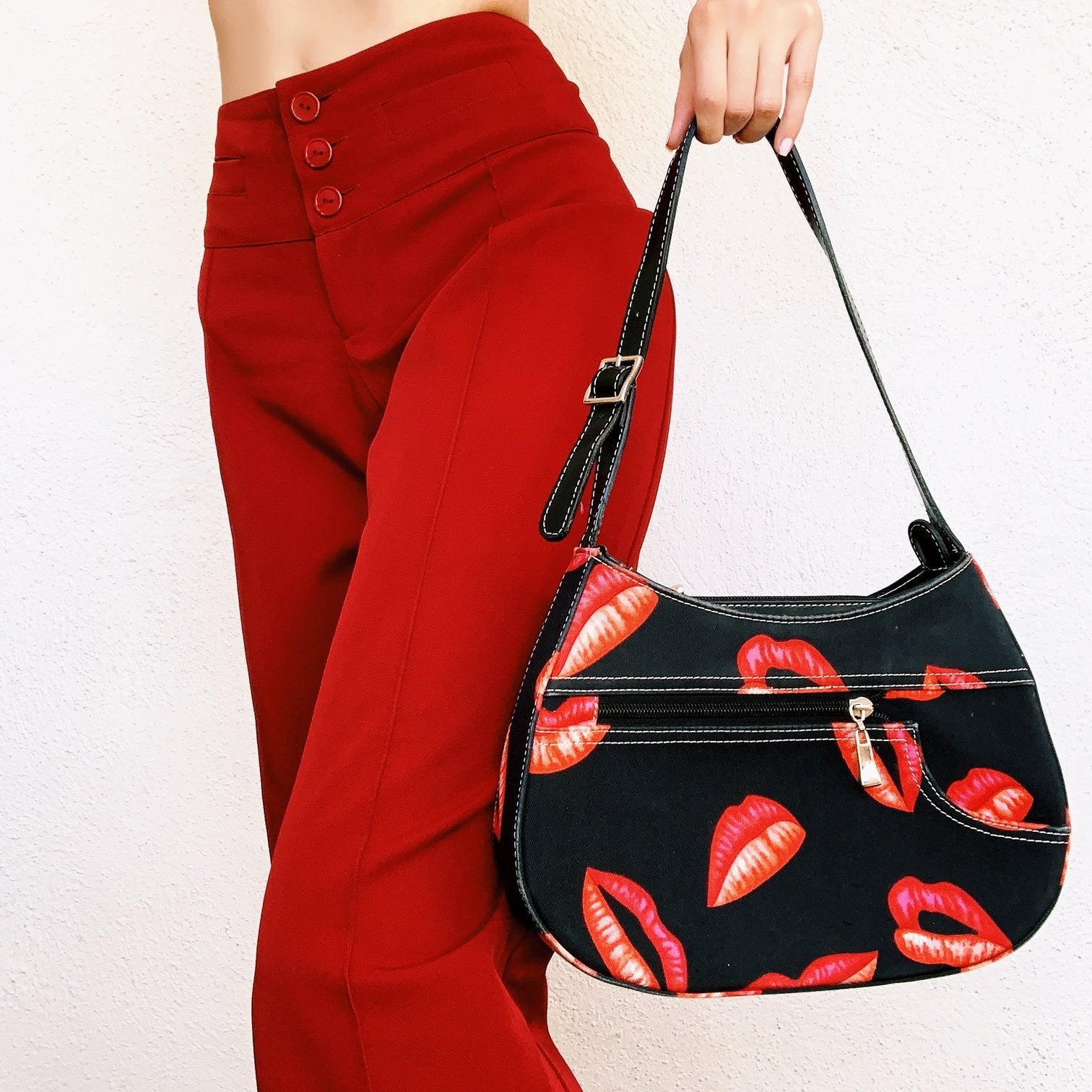 Early 2000s Lip Shoulder Bag