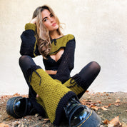 Handmade Shrug Top & Boot Cover Set