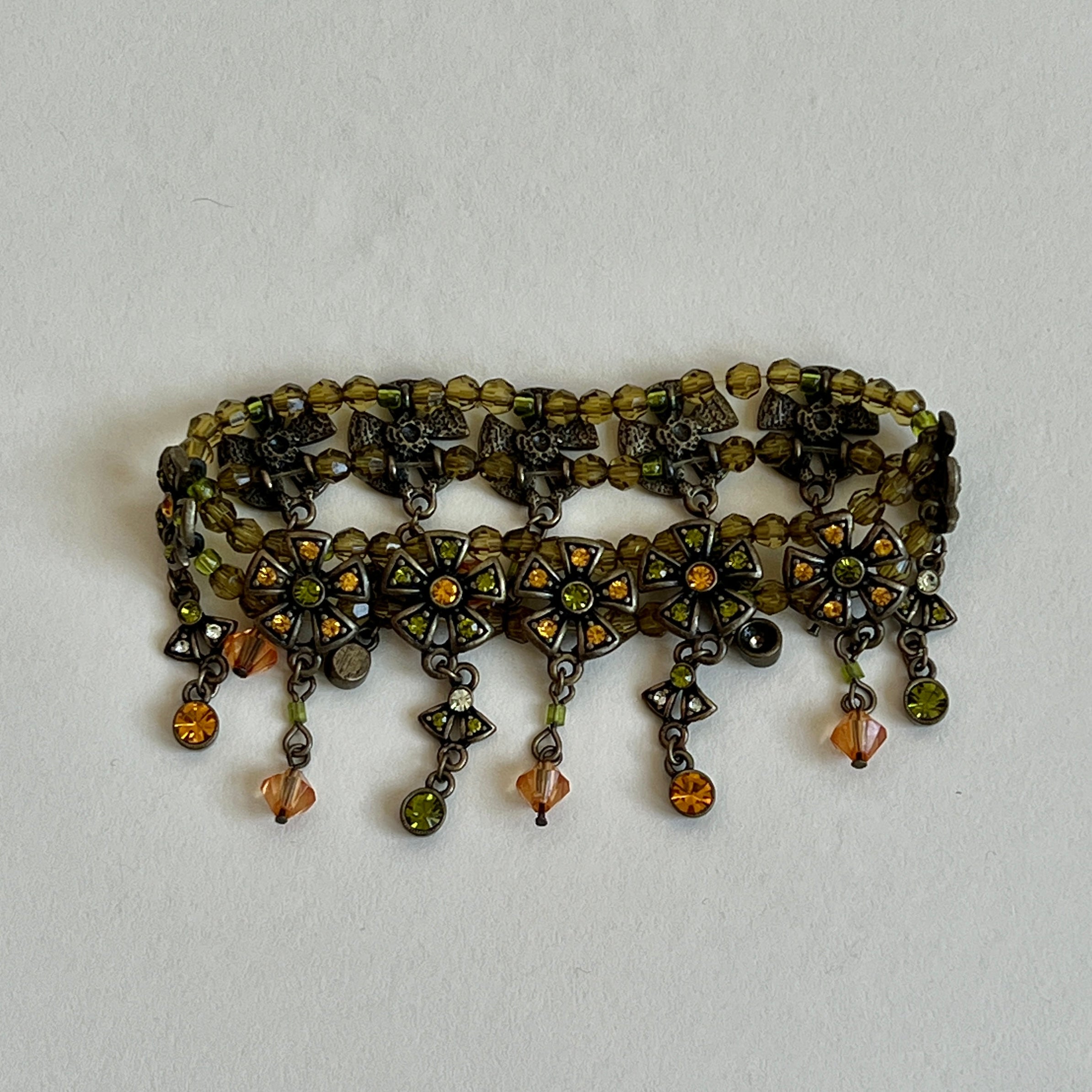 Fairy gem & beaded bracelet