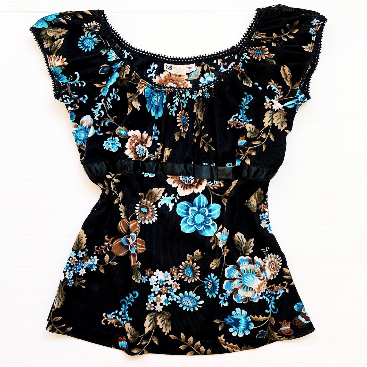Early 2000s Floral Top
