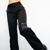 Funky Black Cargo Pants