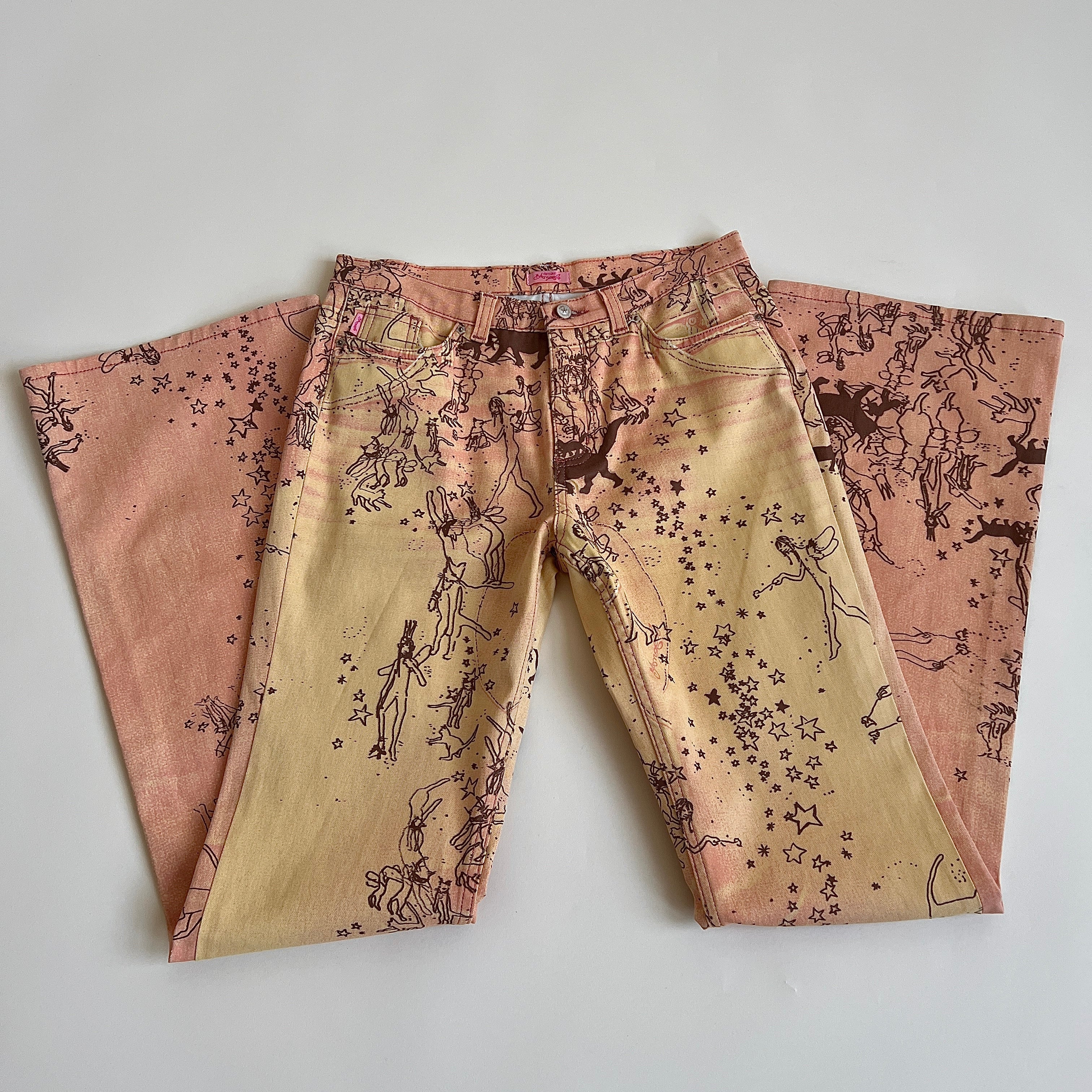Roberto Cavalli fairy + cat pant (M)