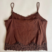 00s silk blend lace beaded cami (XL)