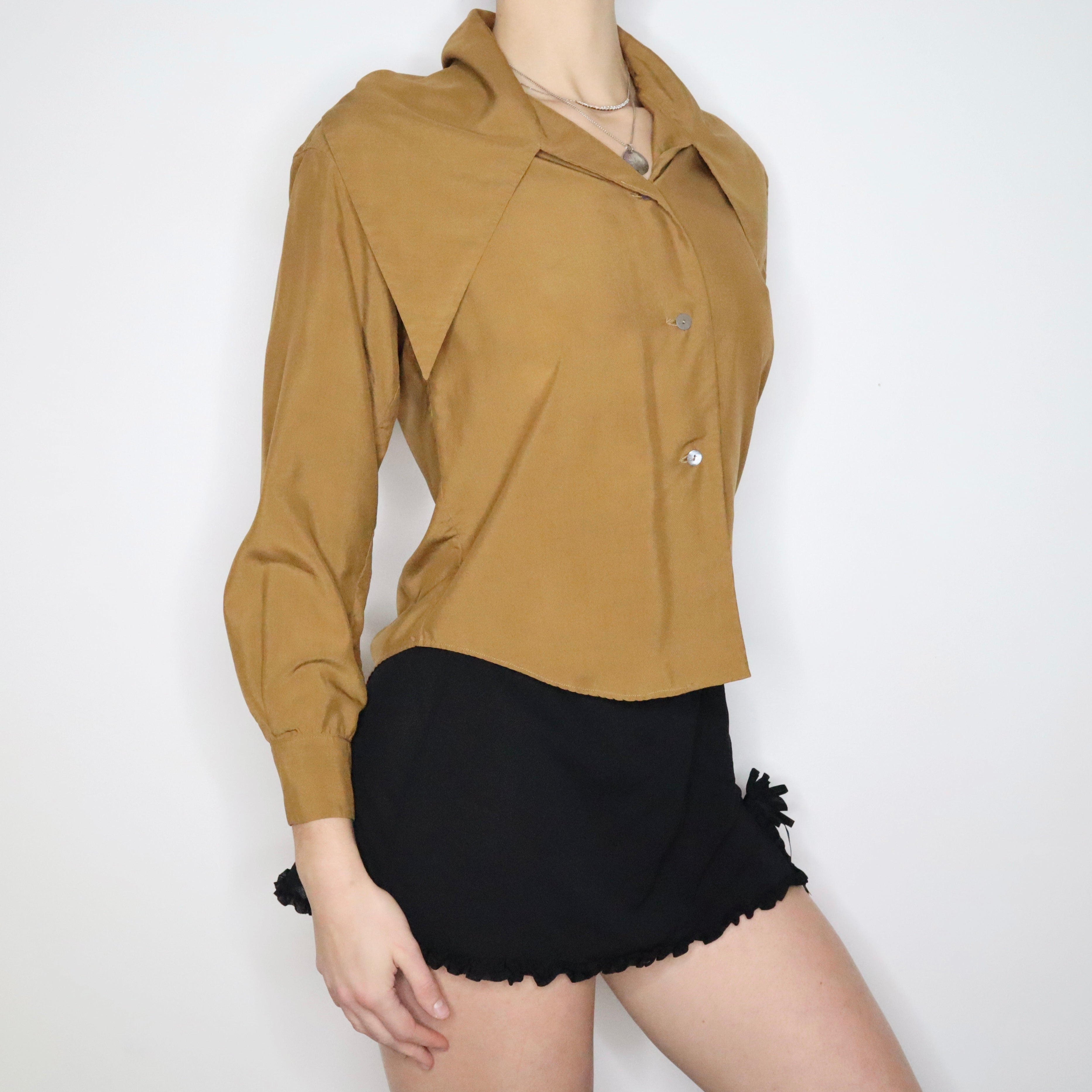 80s ROMEO GIGLI Silk Blouse (M)