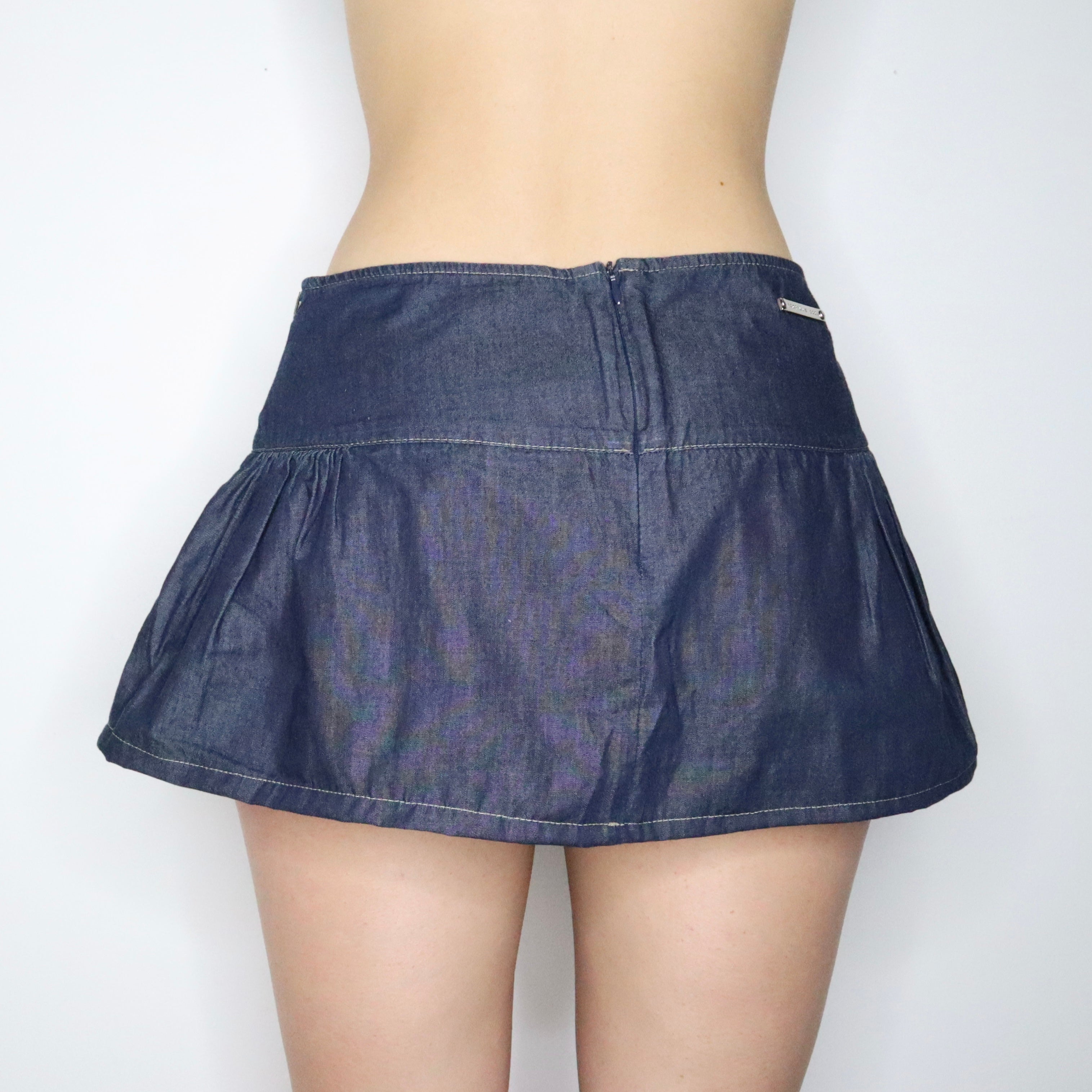 Y2K SPORTMAX Denim Mini Skirt (S)