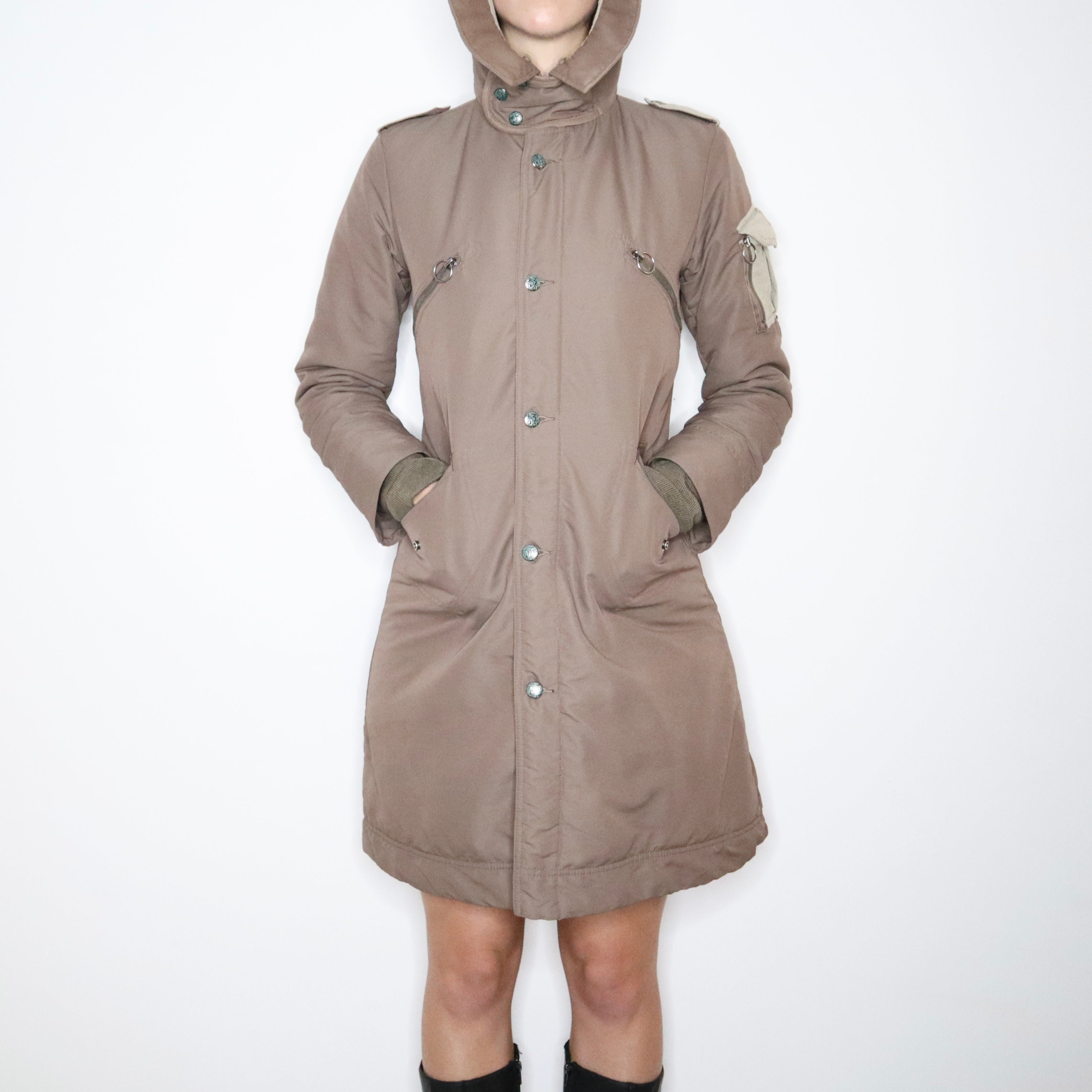 Y2K DIESEL Parka Coat (S)
