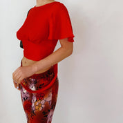 open back flutter top - small