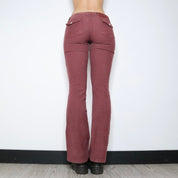 D&G Burgundy Flare Pants (Small)