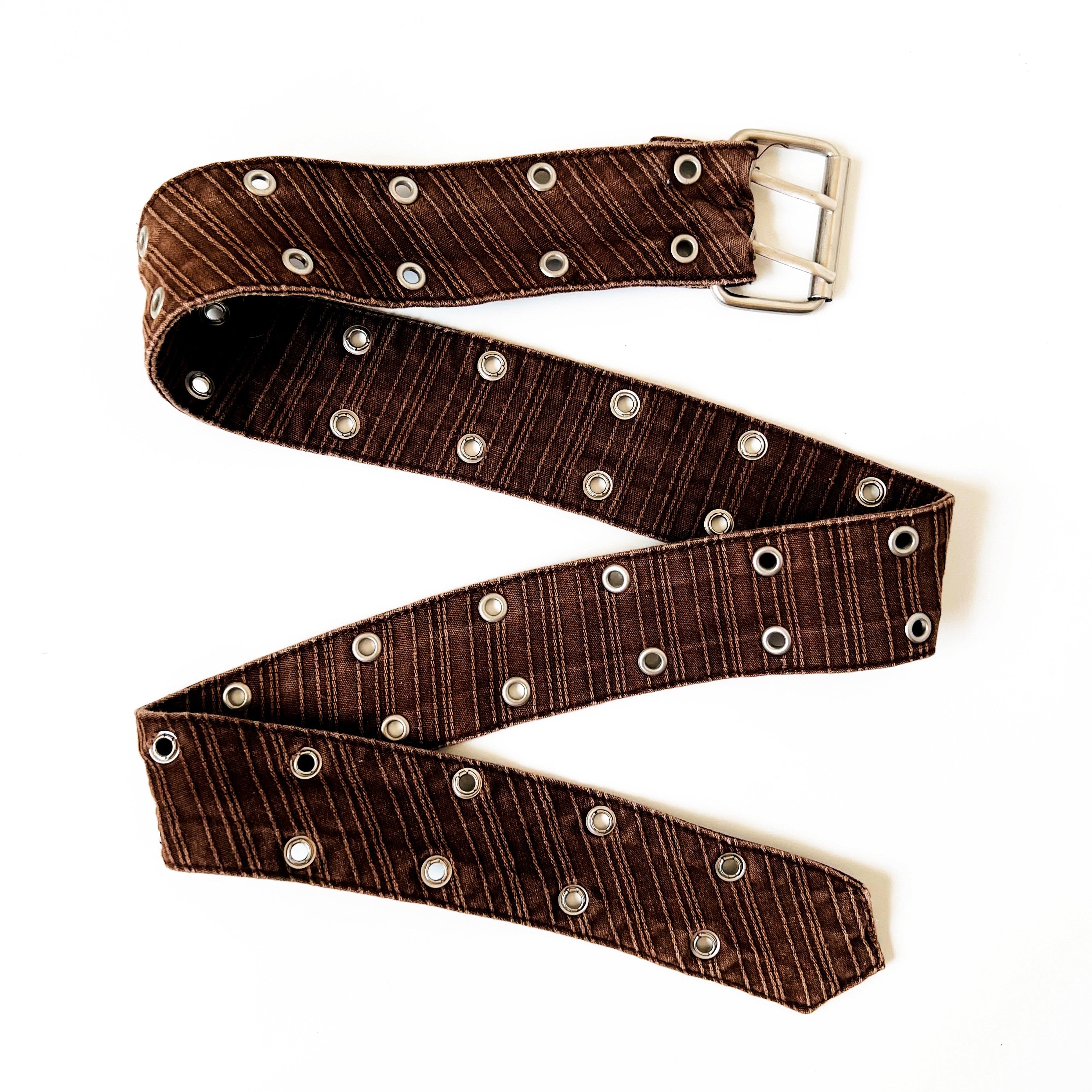Brown Grommet Belt