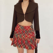 cropped overcoat - small
