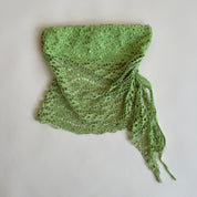 Vintage Y2K holey green tube top (L)