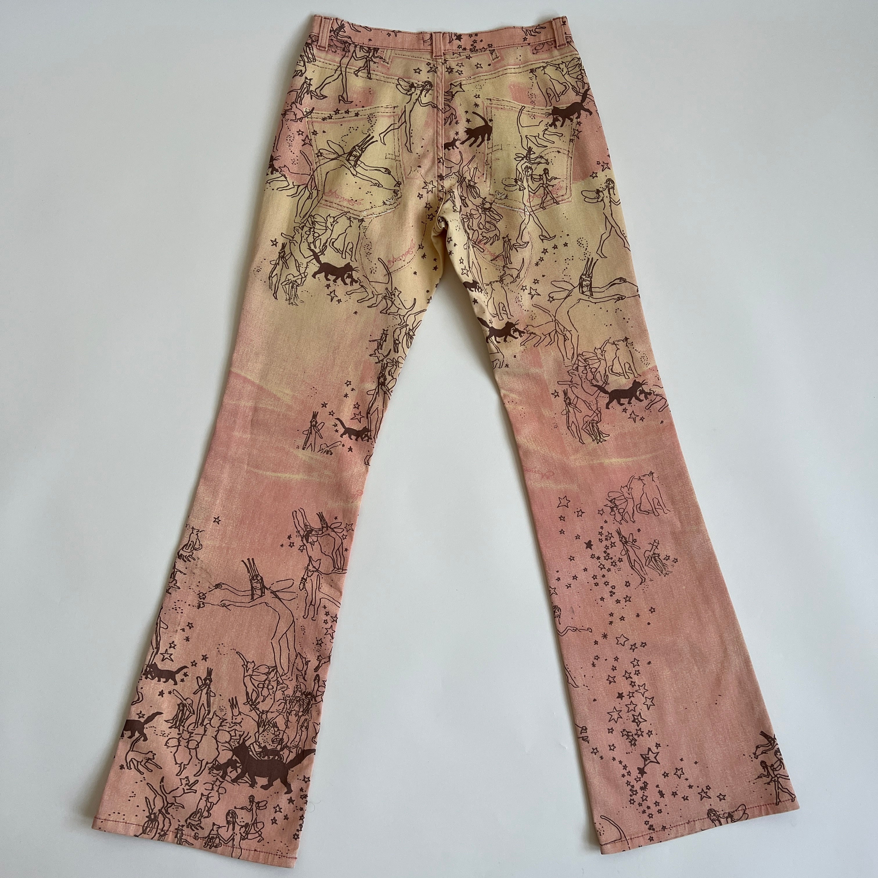 Roberto Cavalli fairy + cat pant (M)