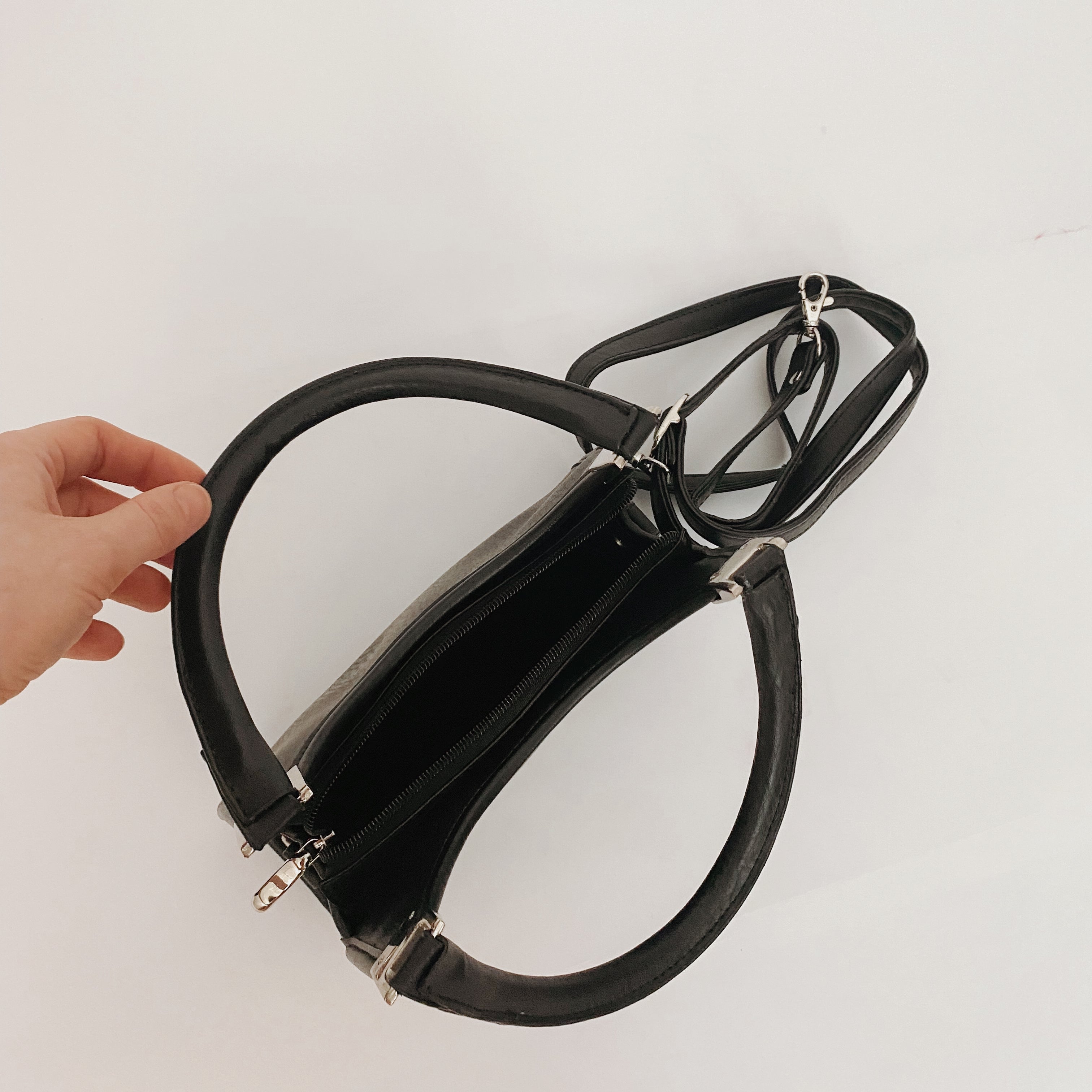 faux leather handbag