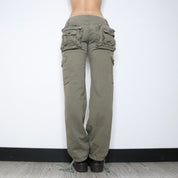 Baggy Khaki Cargo Pants (Medium)