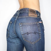 Y2K PARASUCO Baggy Bootcut Jeans (S-M)