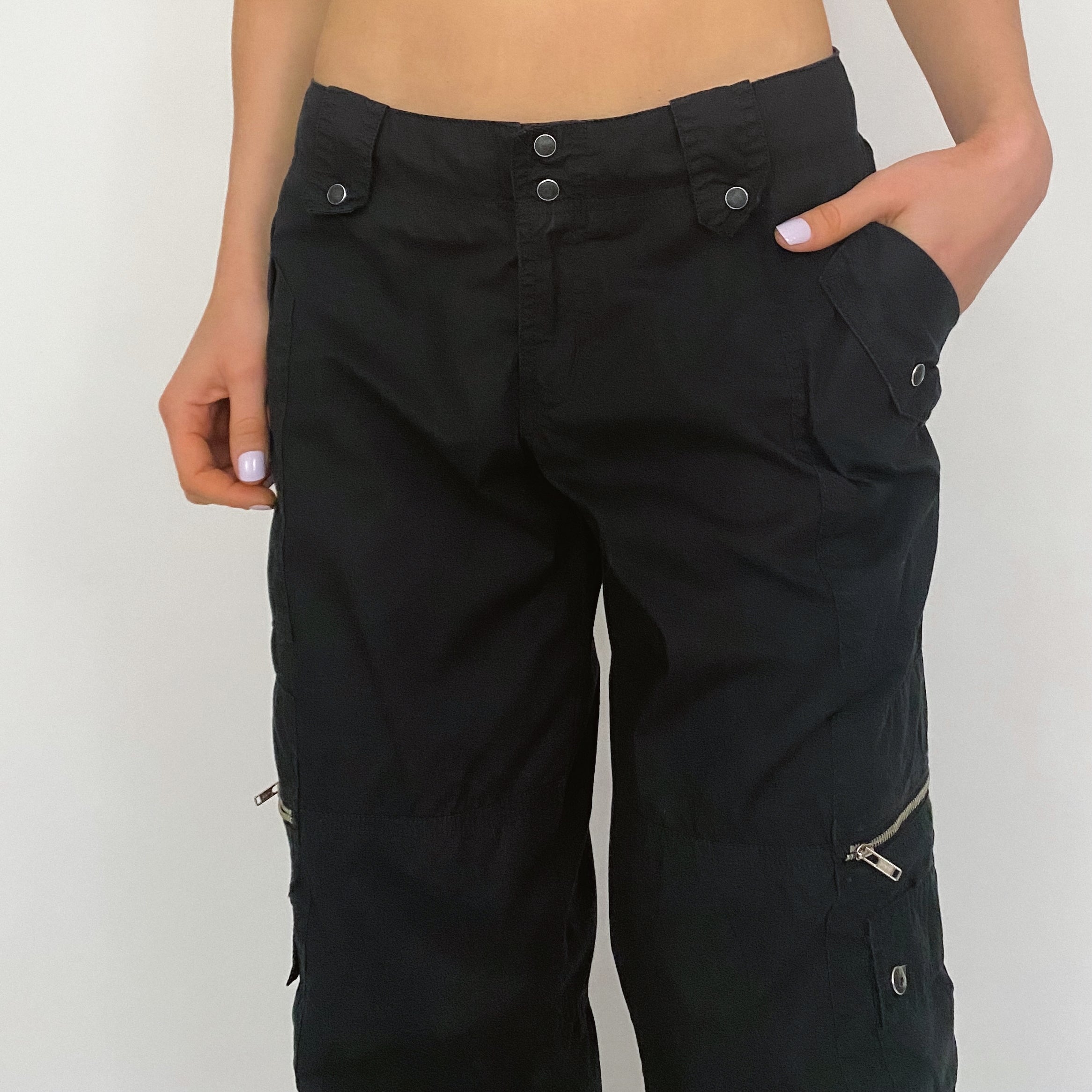 cruel girl zip cargos - medium